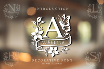 Aurelina Monogram Font: Elegant Designs for Creative Projects