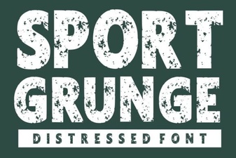 Sport Grunge Font: Bold Designs for Dynamic Creative Projects