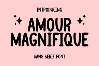 Amour Magnifique Font for Elegant Creative Design Projects