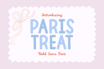 Elegant Paris Treat Font for Creative Design Projects
