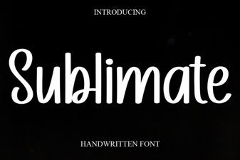 Sublimate Font Styles for Creative Design Projects